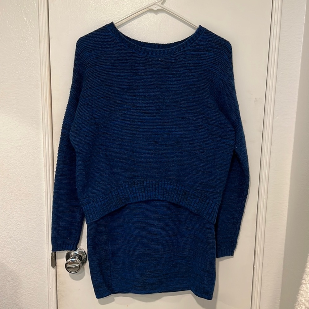 Blue sweater set